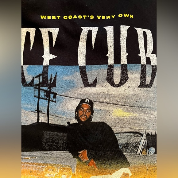 ICE CUBE black short sleeve T-shirt.  Size L. NWOT.  UNISEX - Picture 8 of 9